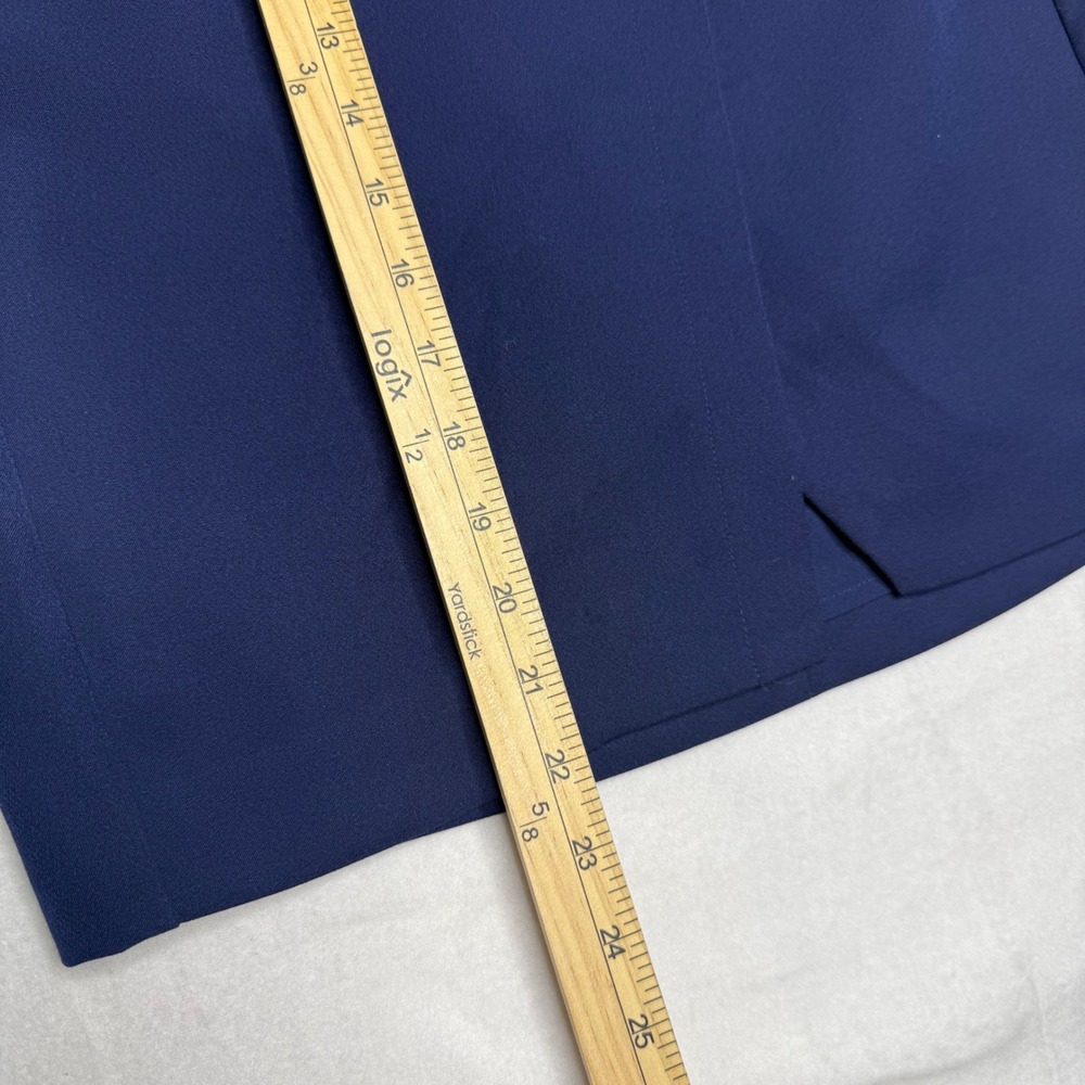 Banana Republic Navy Blue Pencil Skirt Classic Business Casual Size 4 NWT - Picture 6 of 7
